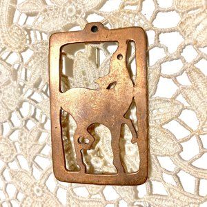 Artisanal Copper Deer Pin